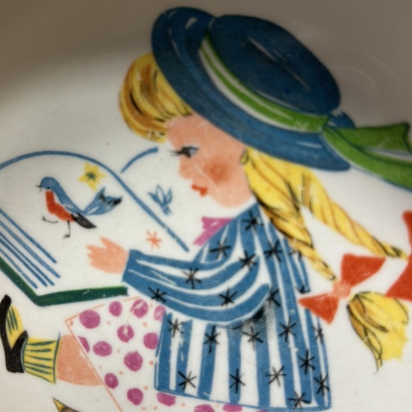 Vintage ceramic child’s nursery bowl by “Figgjo Flint” Norway - Picture 3 of 11